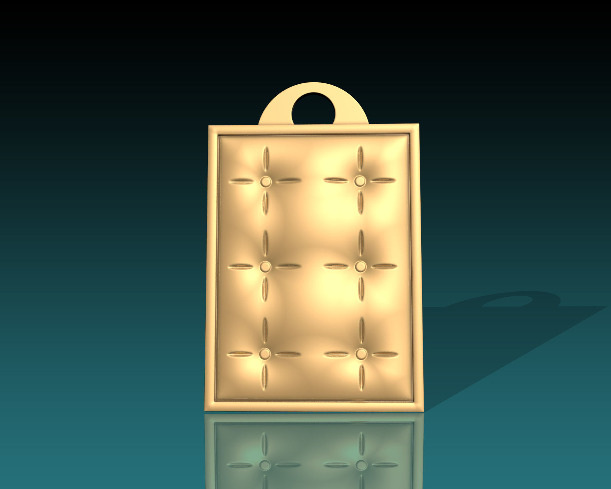   Cabotna shape pendant 3D print model_11