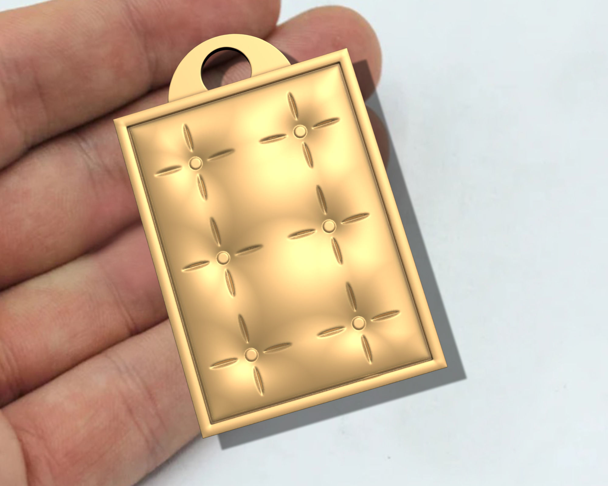   Cabotna shape pendant 3D print model_1