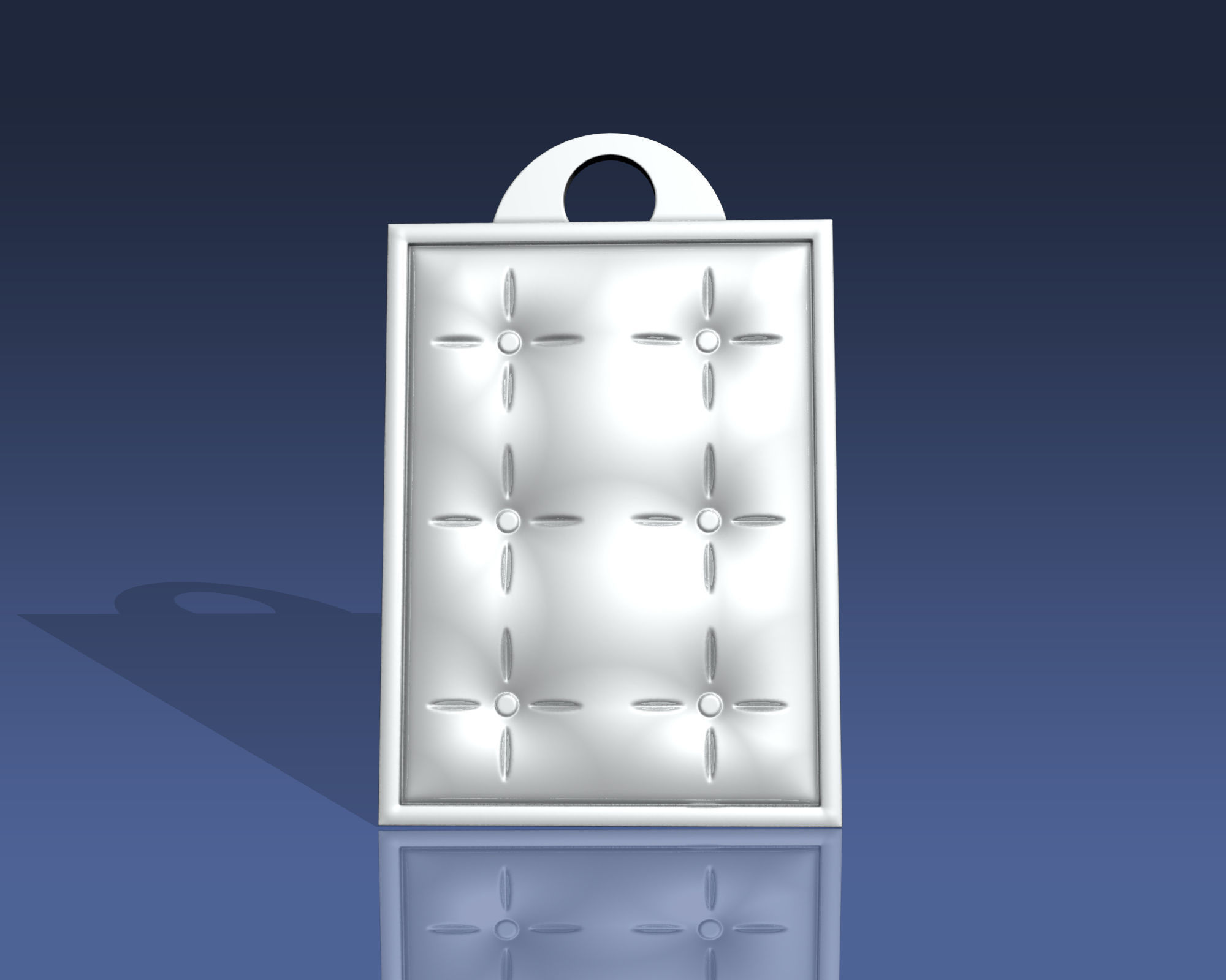   Cabotna shape pendant 3D print model_2