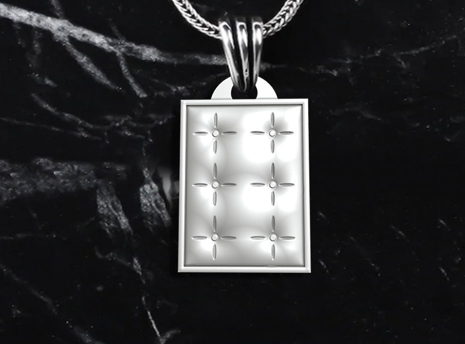   Cabotna shape pendant 3D print model_4