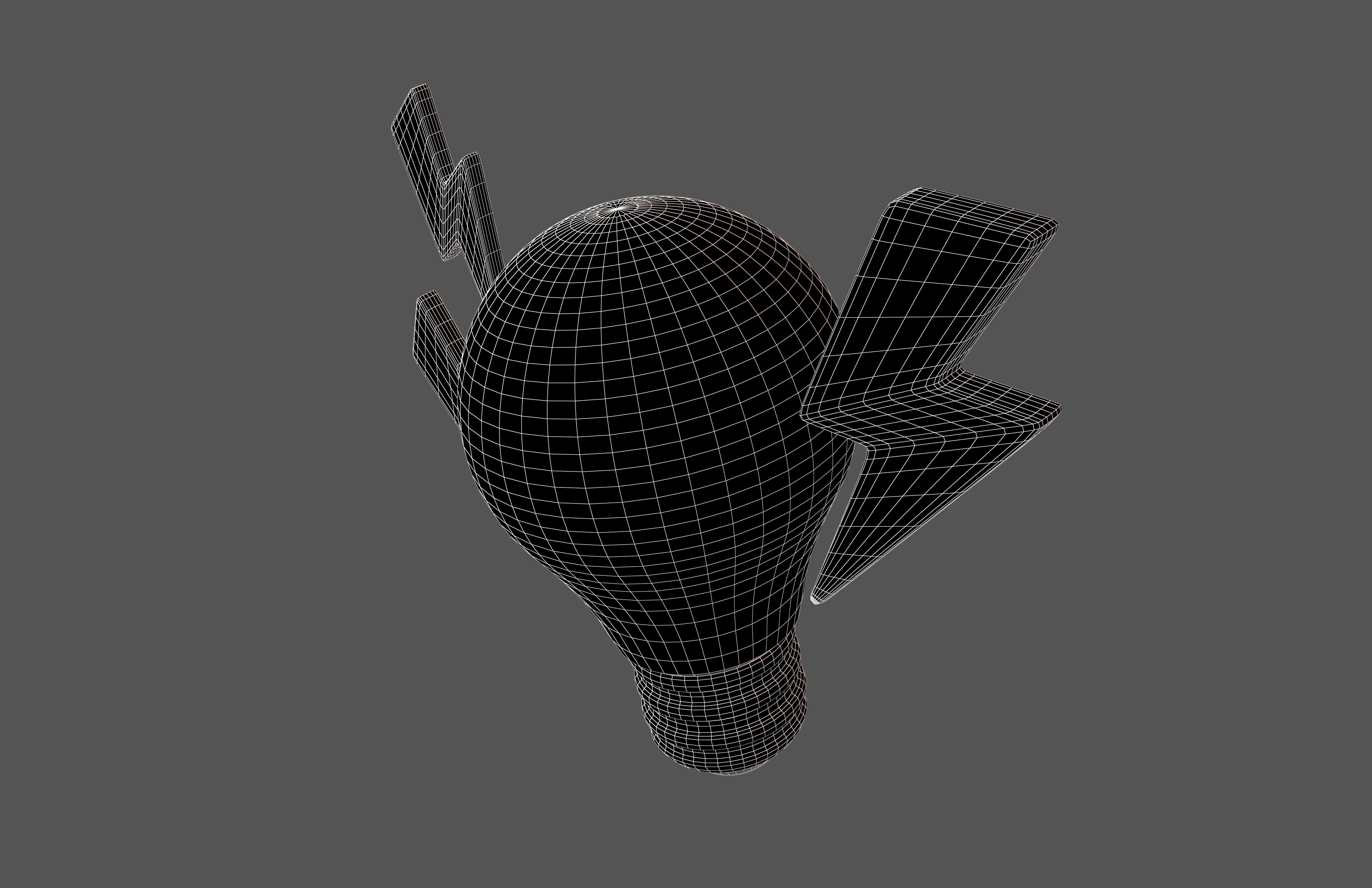 Electricity Icon v1 006 Low-poly 3D model_6