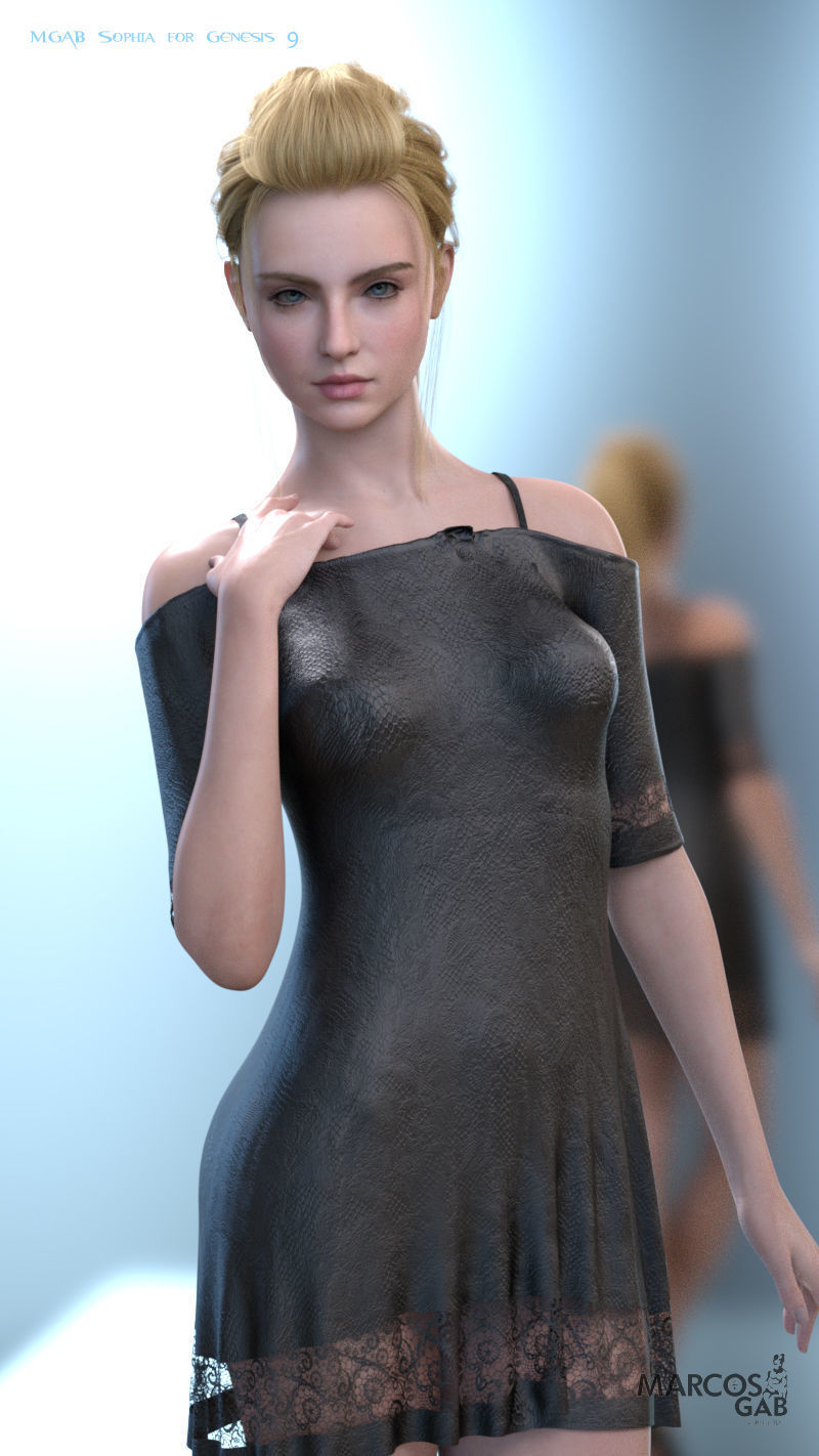 MGAB Sophia for Genesis 9 3D model_20
