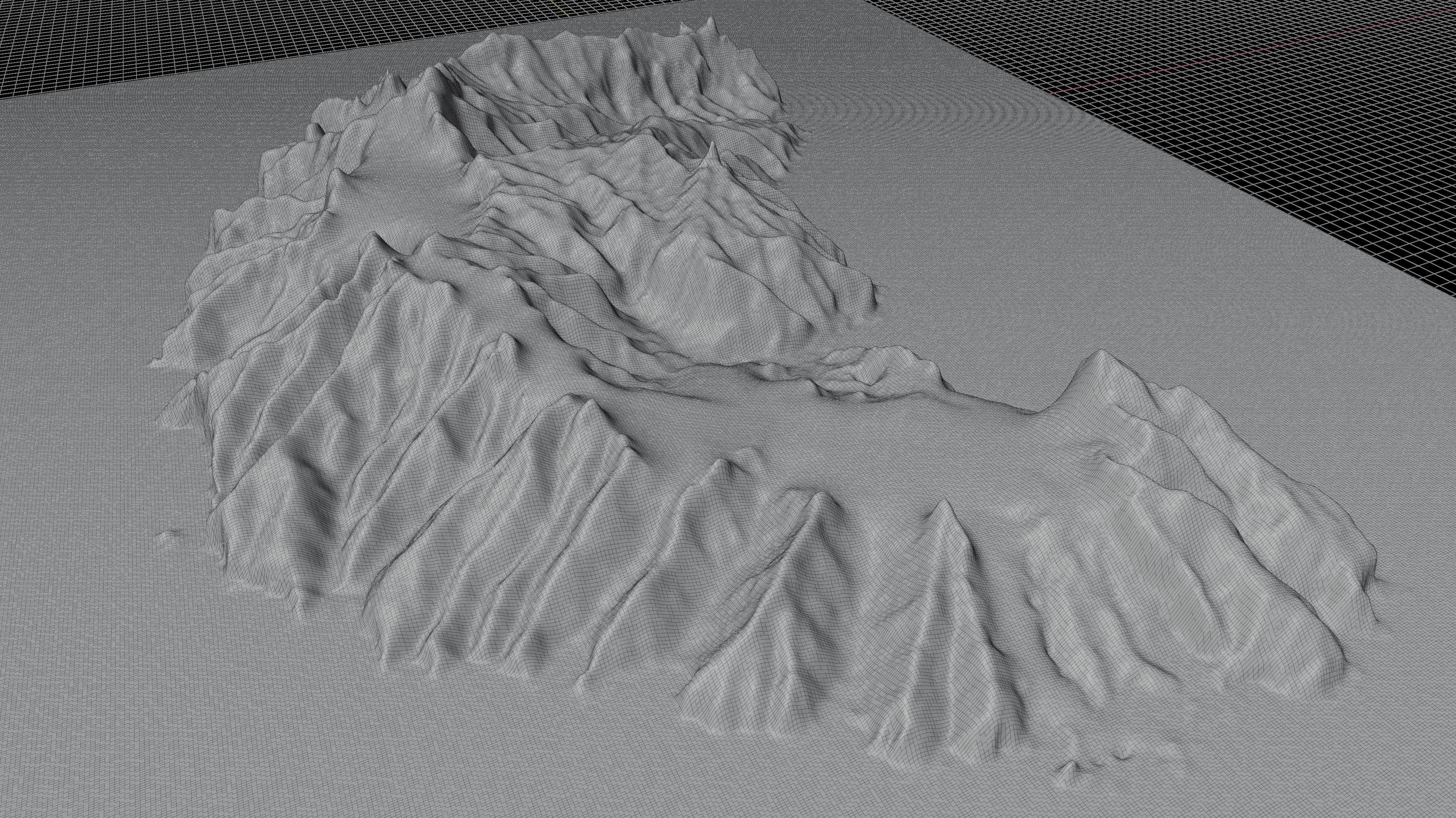 Fatu Hiva island 3d model terrain 3D model_3