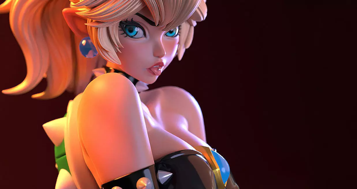 Bowsette CHARACTER BY ESM 3D print model