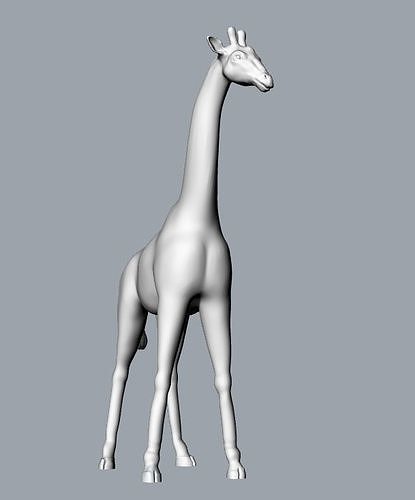 giraffe  Free 3D print model