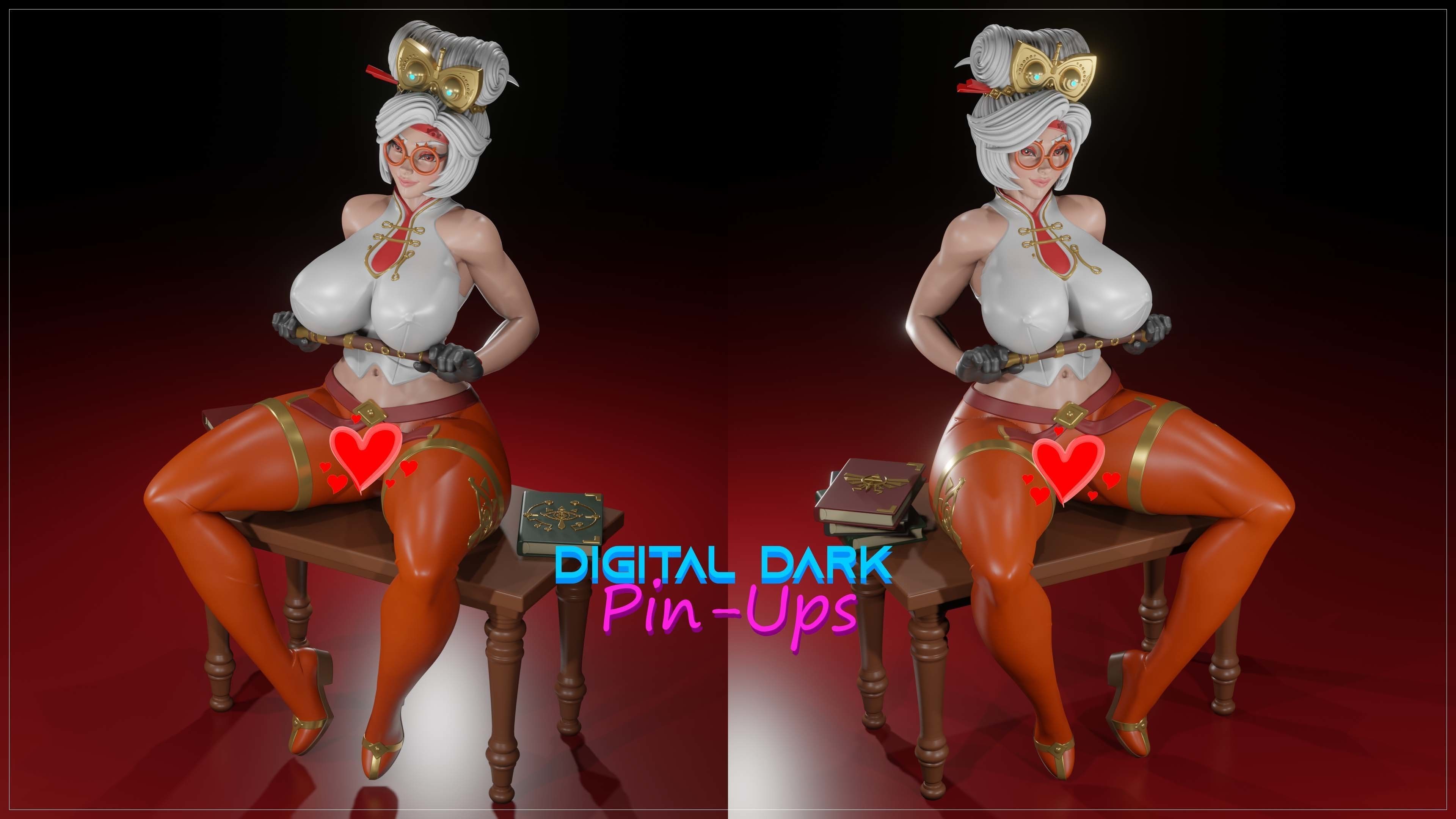 Purah from Zelda with NSFW version and Miniatures and Keychains 3D print model_2