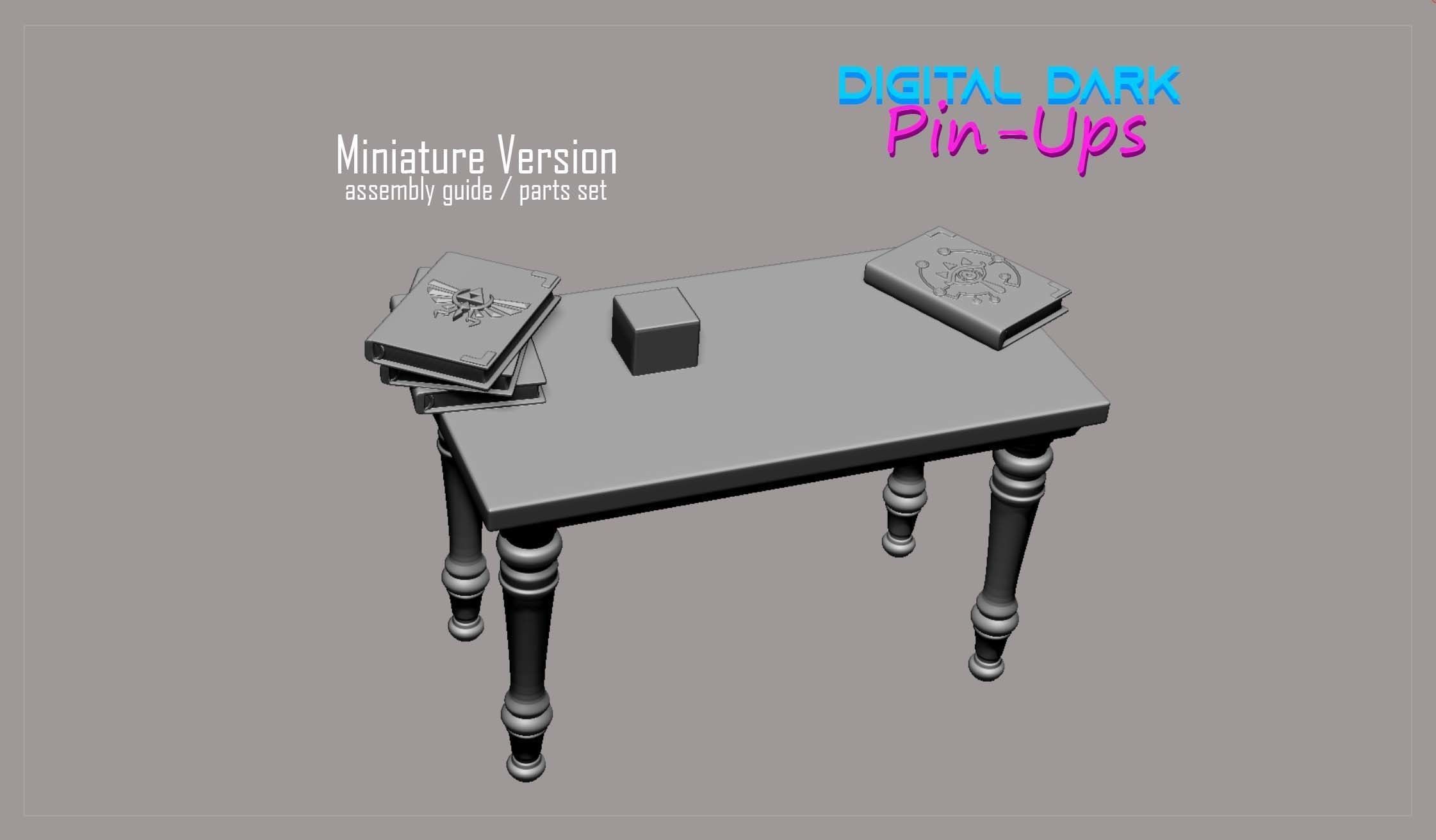 Purah from Zelda with NSFW version and Miniatures and Keychains 3D print model_17