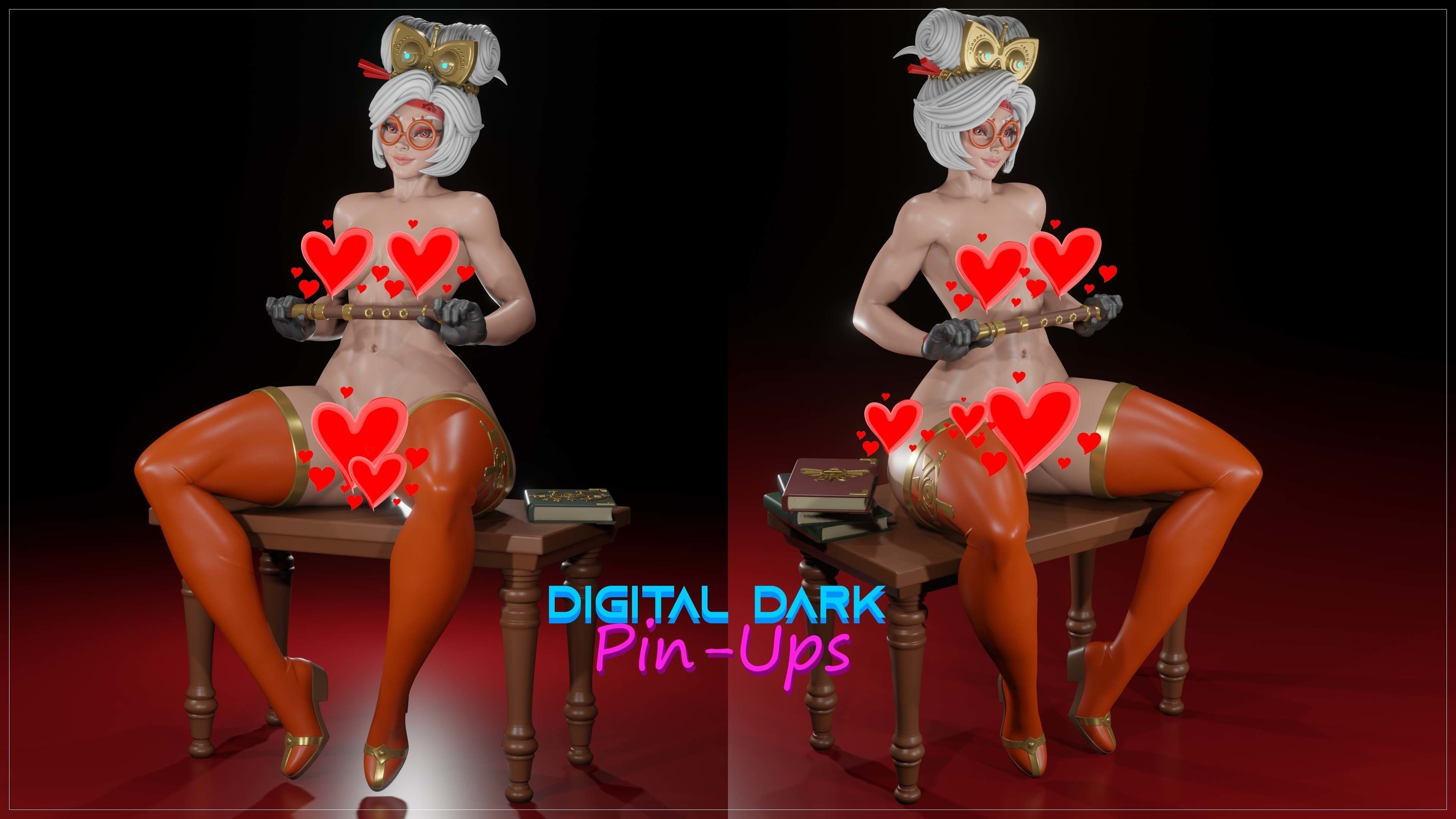 Purah from Zelda with NSFW version and Miniatures and Keychains 3D print model_10