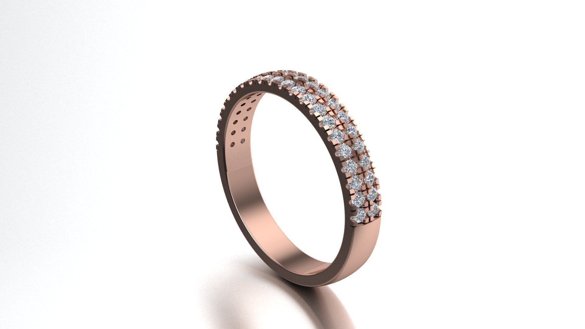 Diamond Ring 3D print model_1