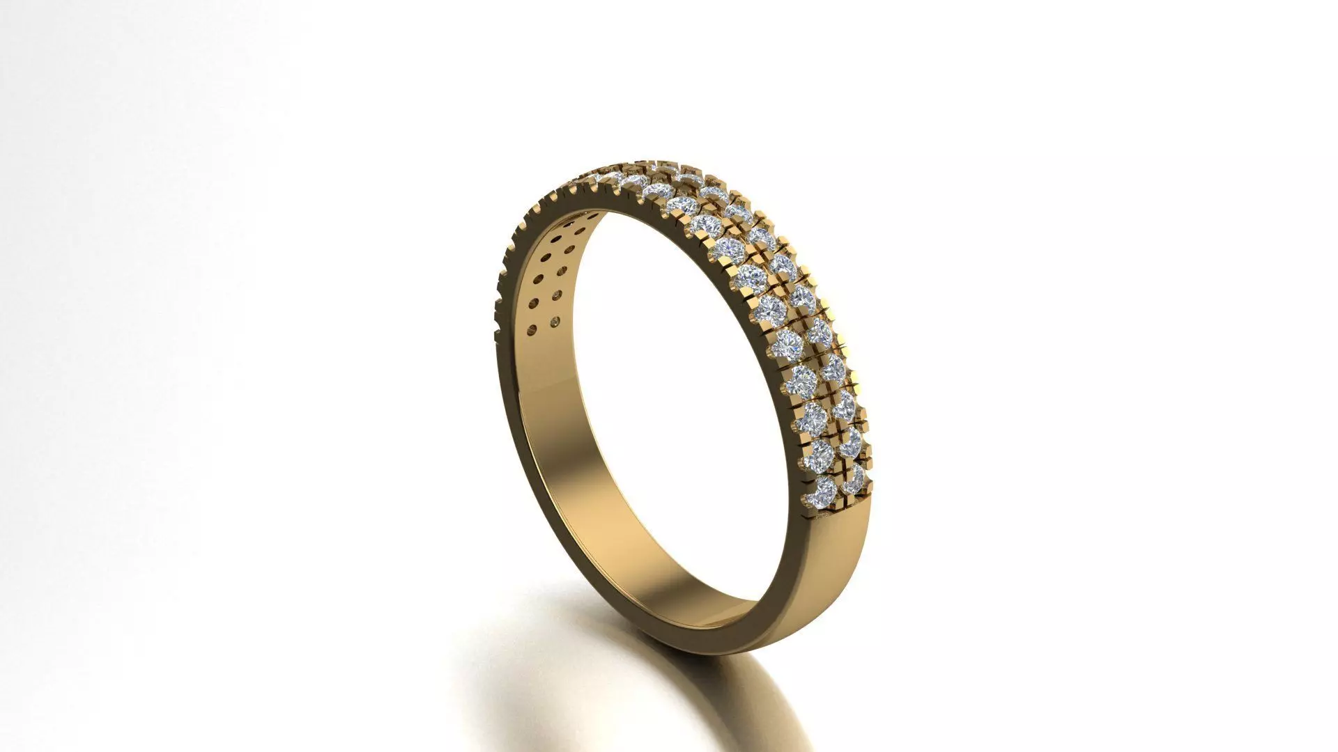 Diamond Ring 3D print model_0