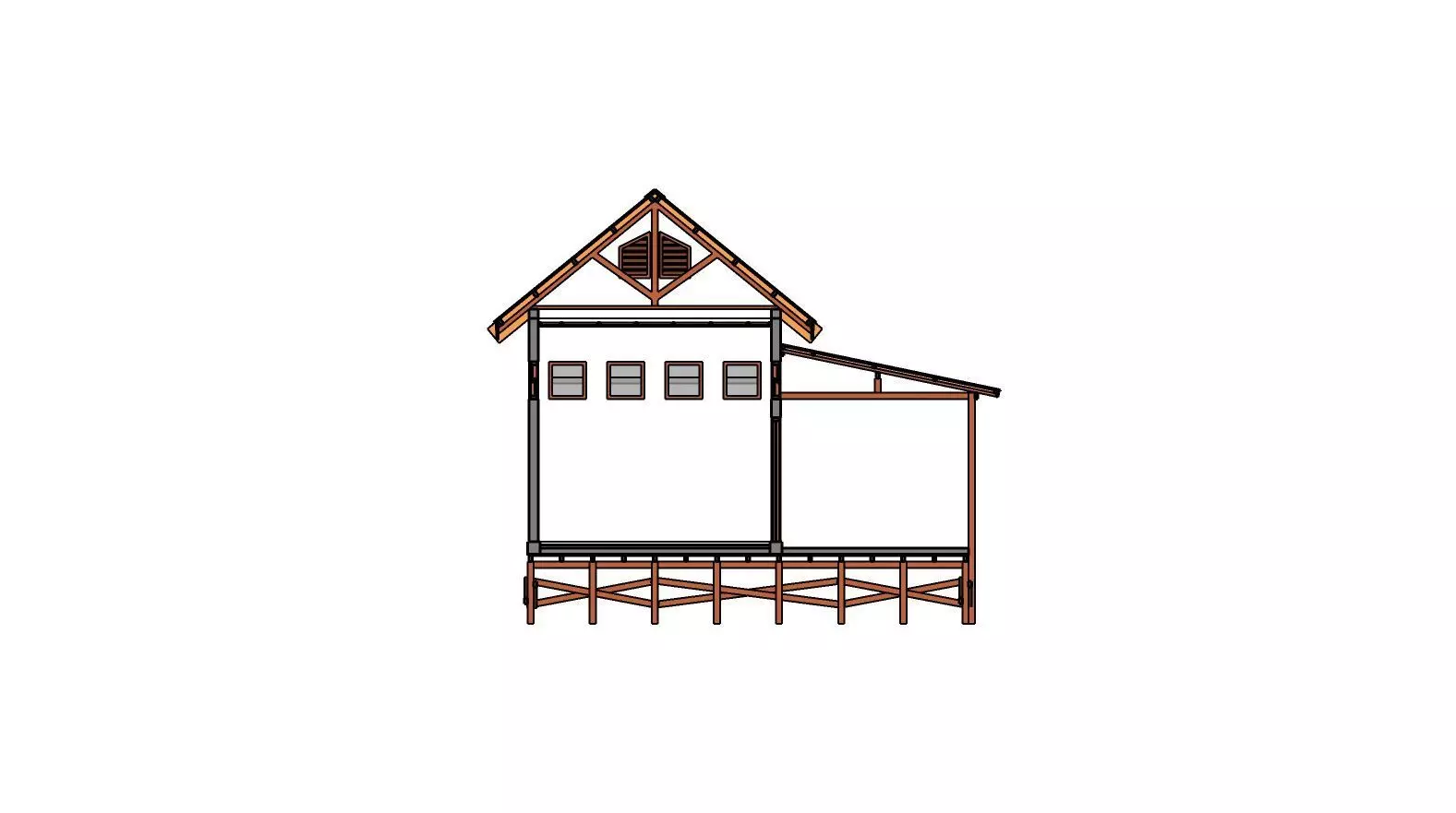 Village Warehouse Free 3D model