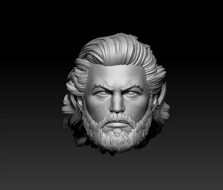 Aquaman - Headsculpt for Action Figures 3D print model_0