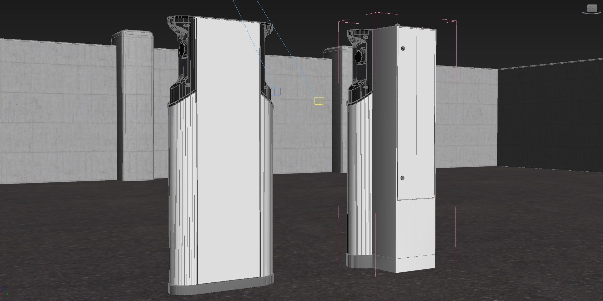 Ensto Charging Station 3D model_10
