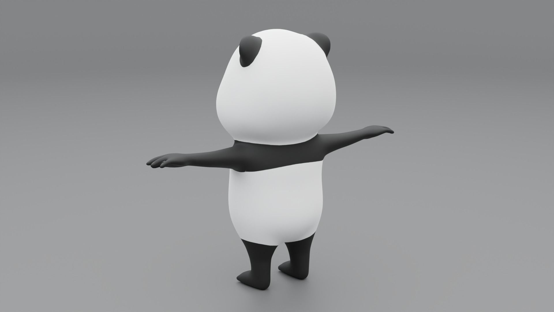 3D Panda Cartoon 3D model animated rigged | CGTrader