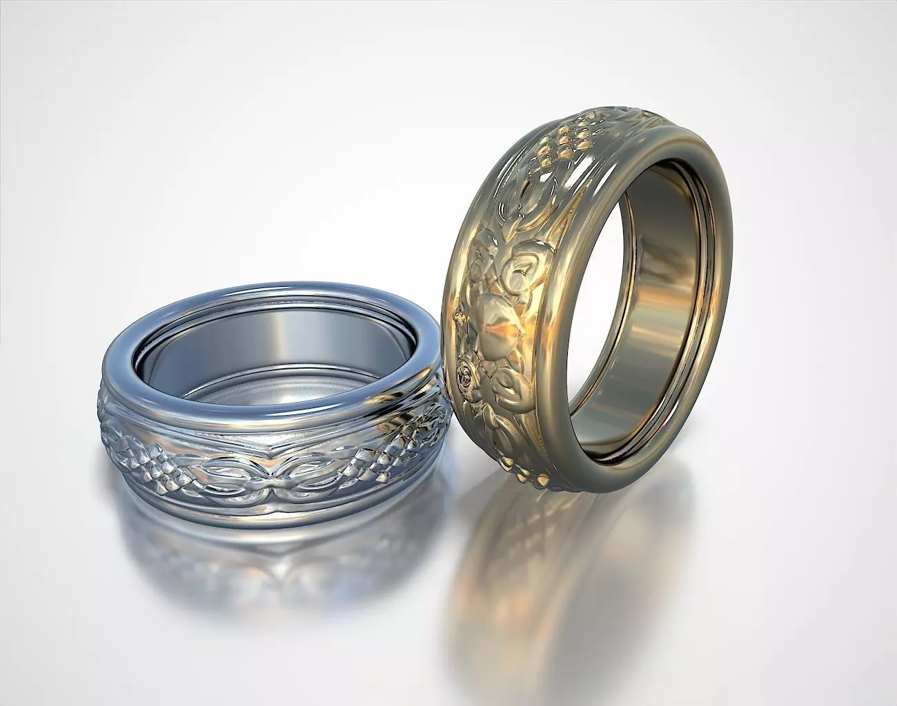 Celtic Ring 019 3D print model