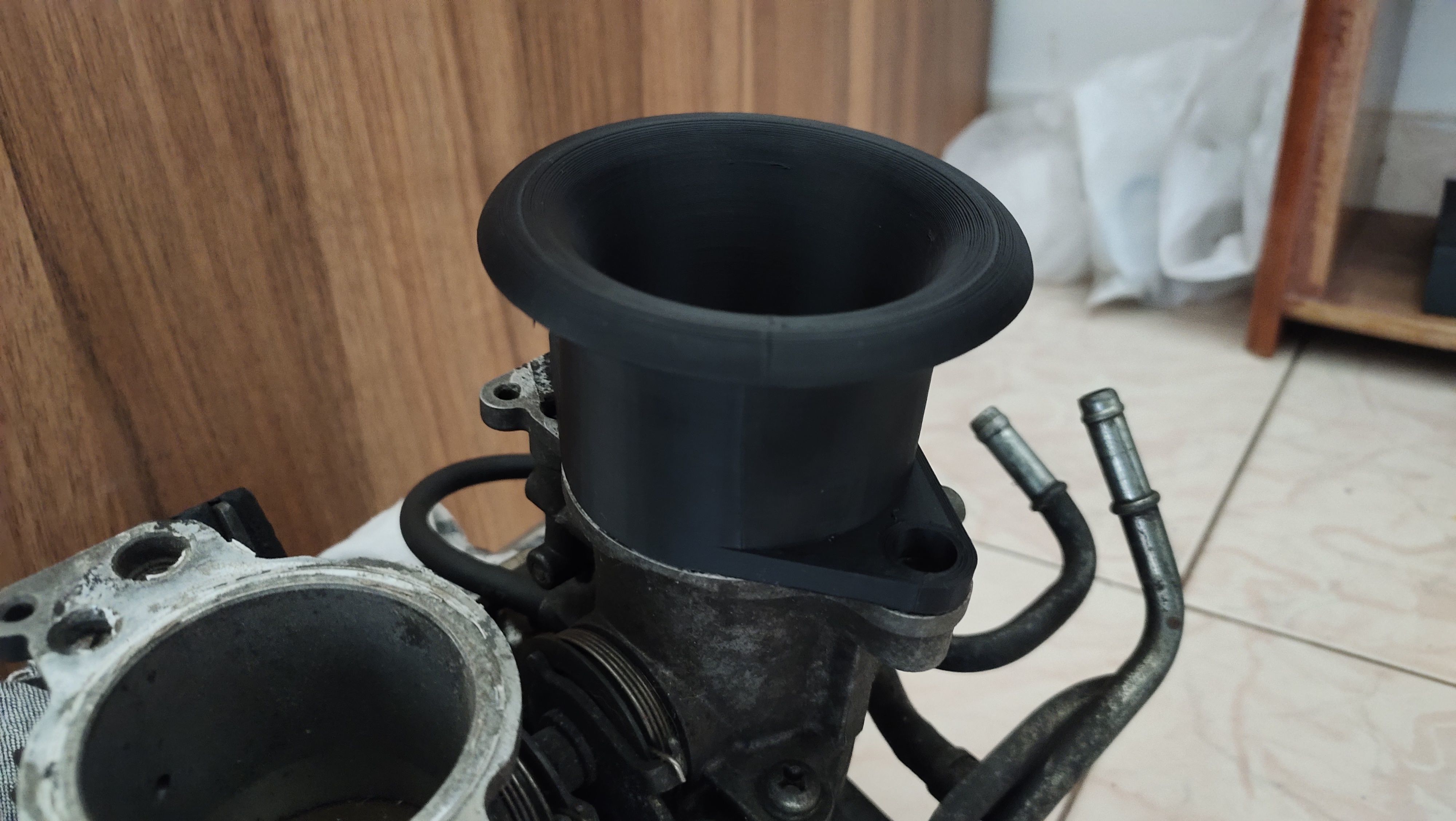 Toyota 4AGE velocity stacks  3D print model_2