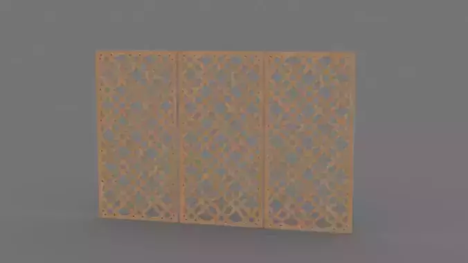 CNC jali  Free 3D model