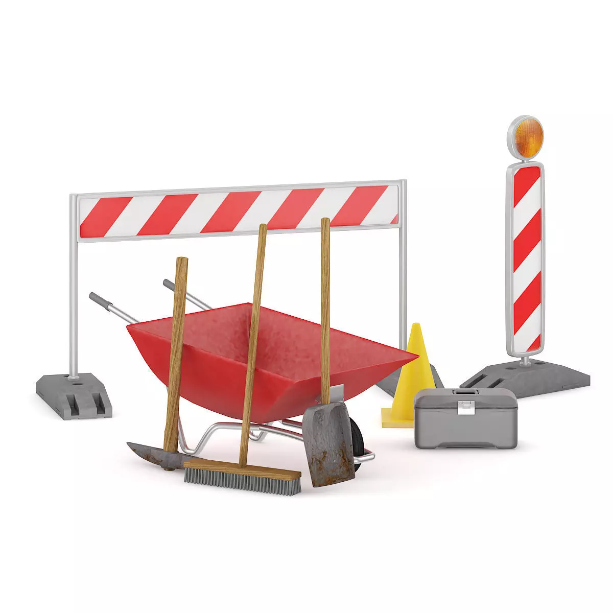 road fixing instruments 3D model