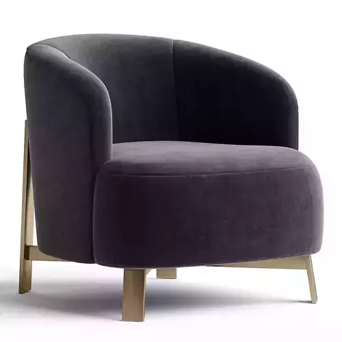 COPINE armchair By Porada 3d model