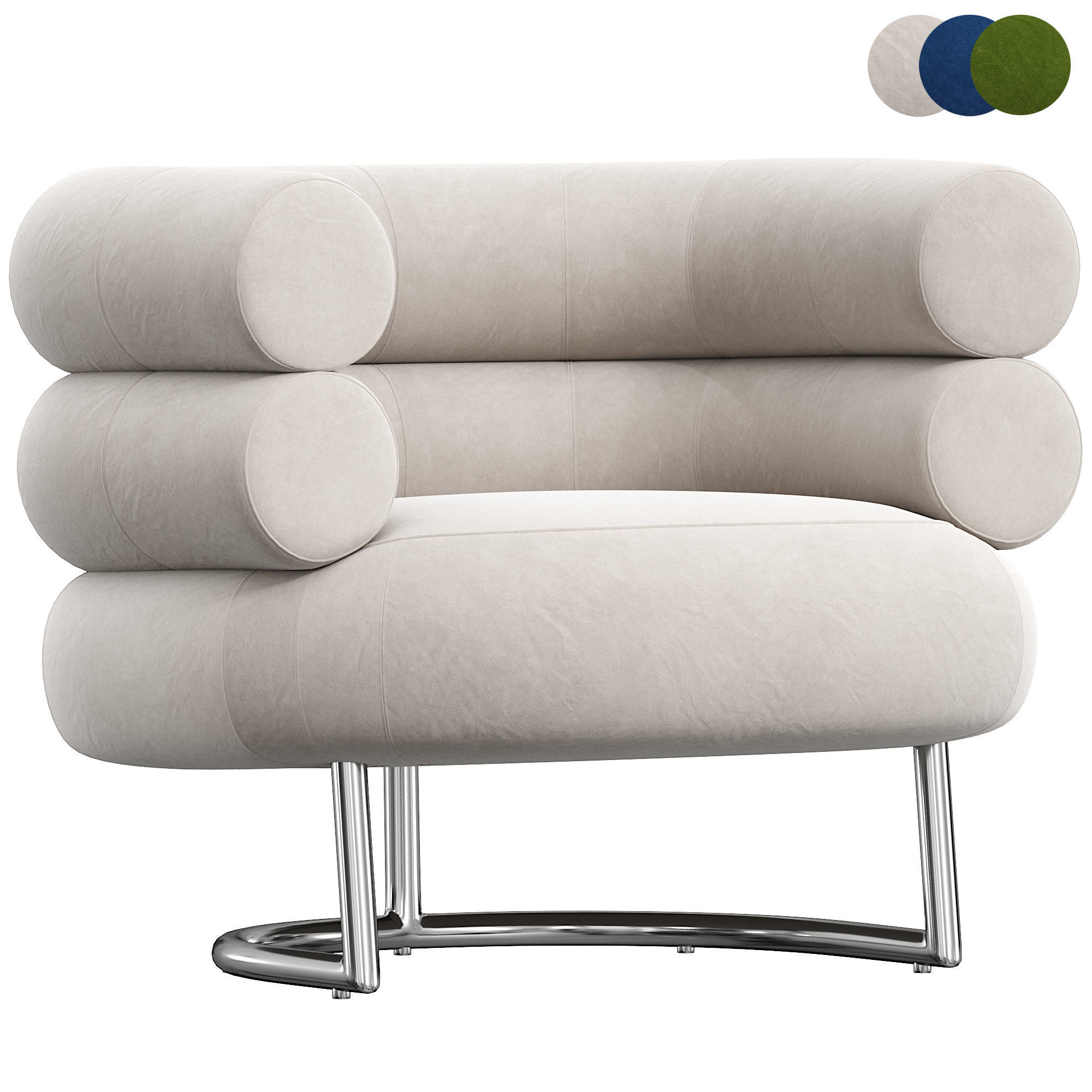 BIBENDUM By ClassiCon armchair 3D model_5