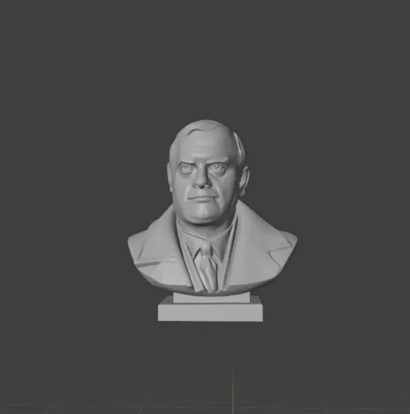 Evelyn Waugh 3D print model
