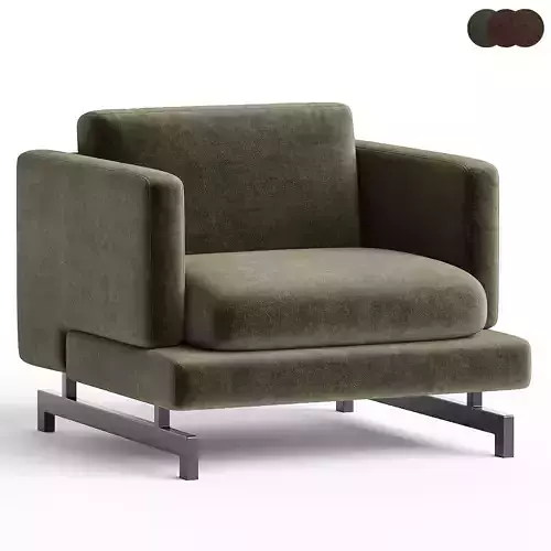 Armchair Natuzzi Jeremy 3d model