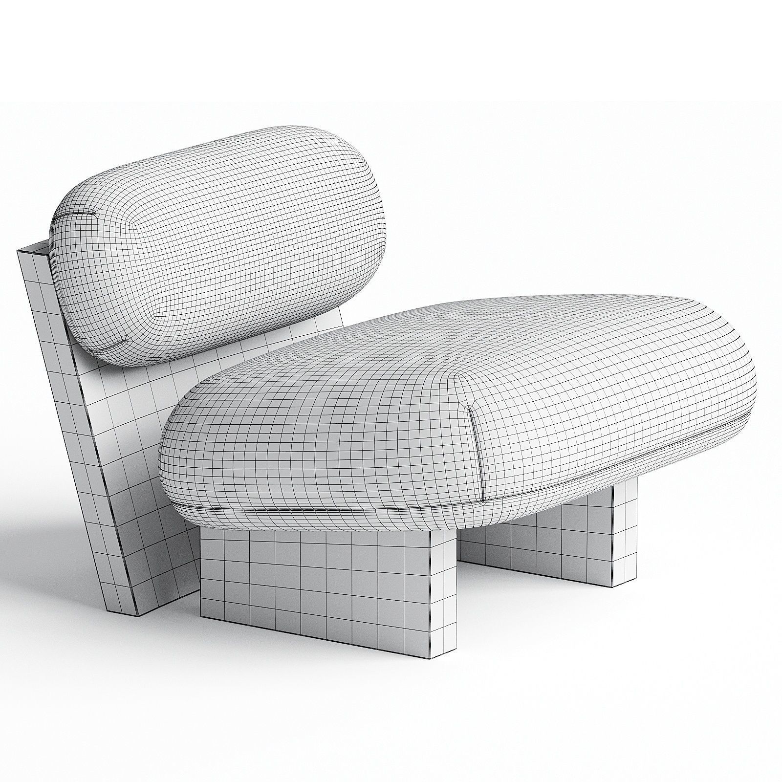 JIA CHAIR BY GABRIEL ABRAHAM 3d mdoel 3D model_2