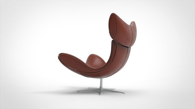 Imola armchair 3D model 4