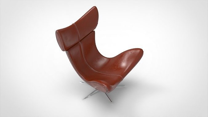 Imola armchair 3D model 7