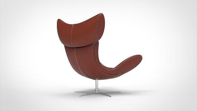 Imola armchair 3D model 5