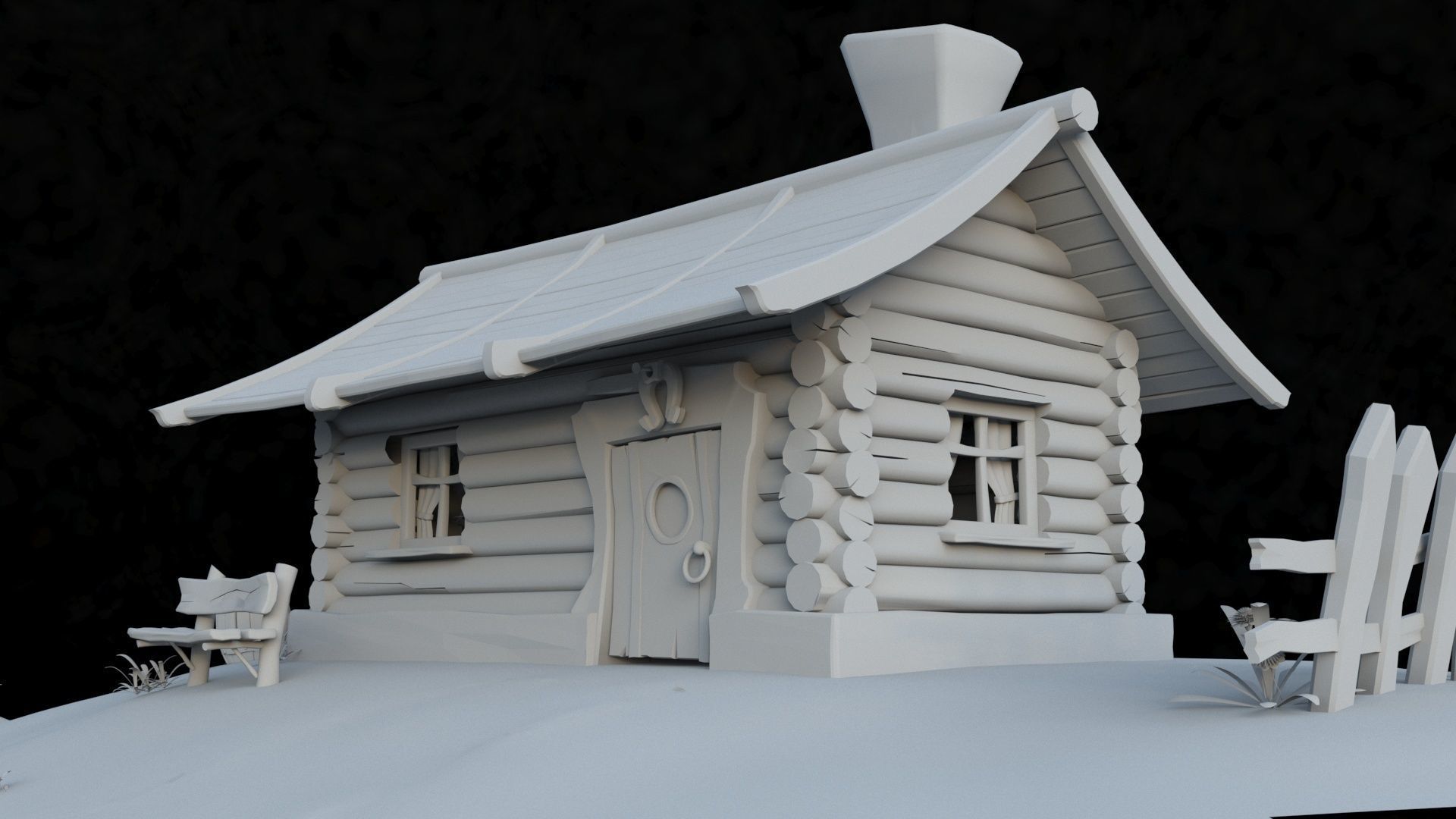 Fairy House 3D model_6