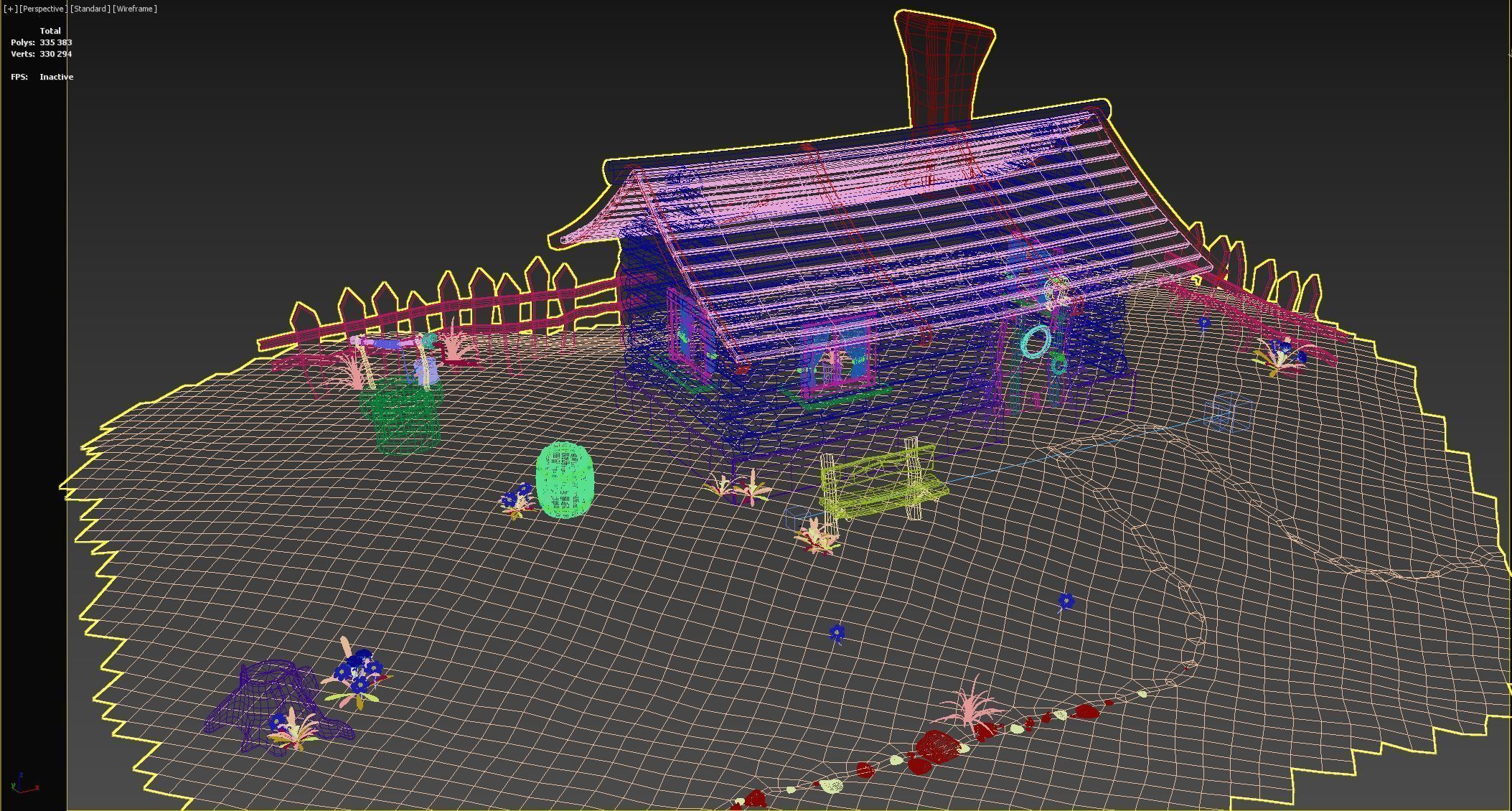 Fairy House 3D model_19