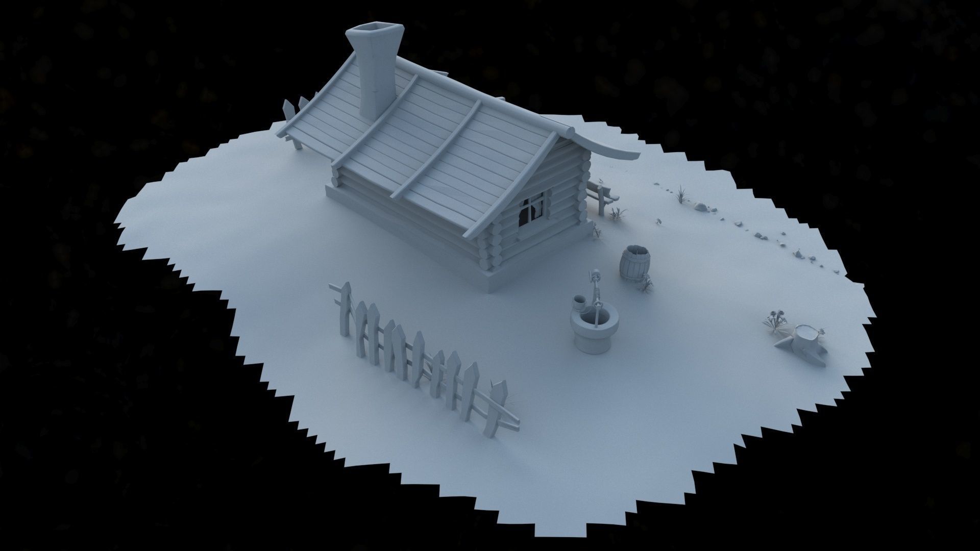 Fairy House 3D model_4