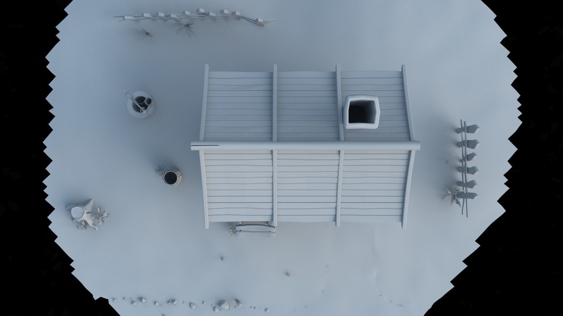 Fairy House 3D model_16