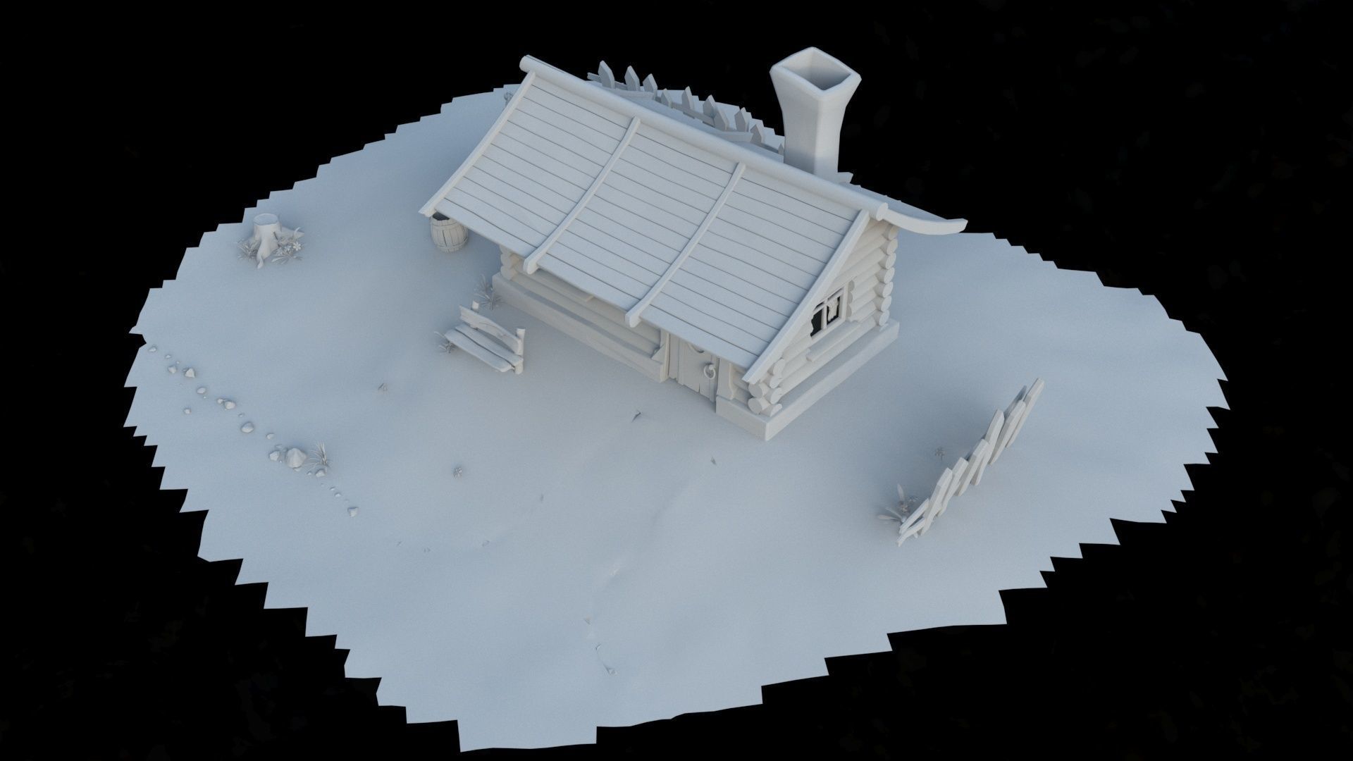 Fairy House 3D model_2