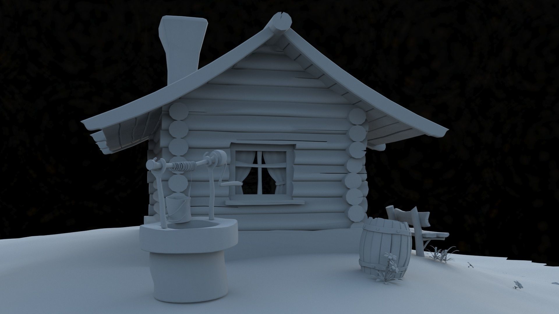 Fairy House 3D model_15