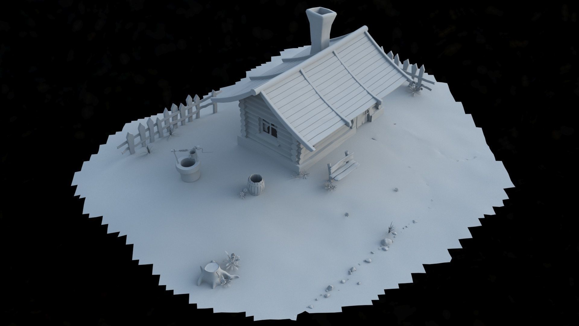 Fairy House 3D model_1