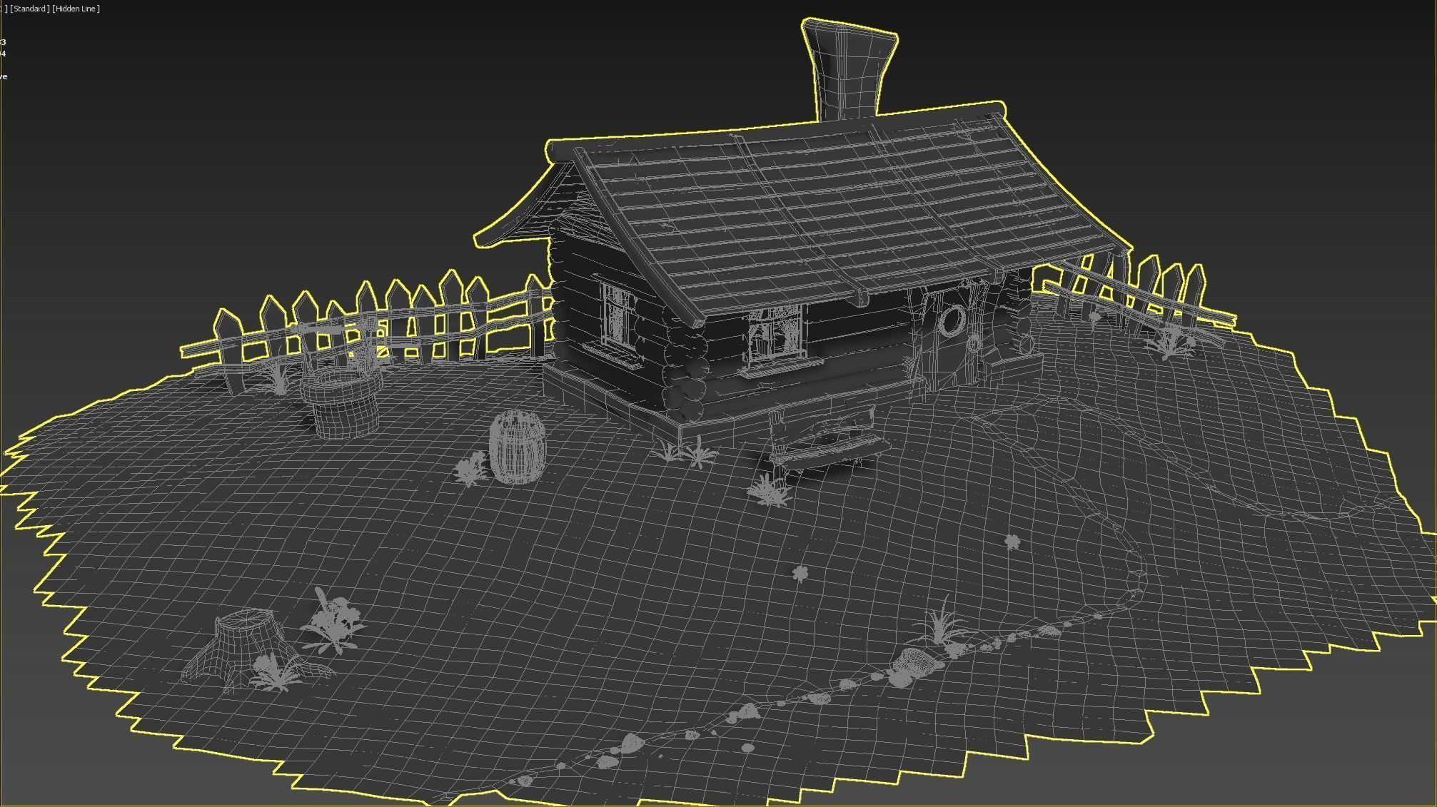 Fairy House 3D model_17