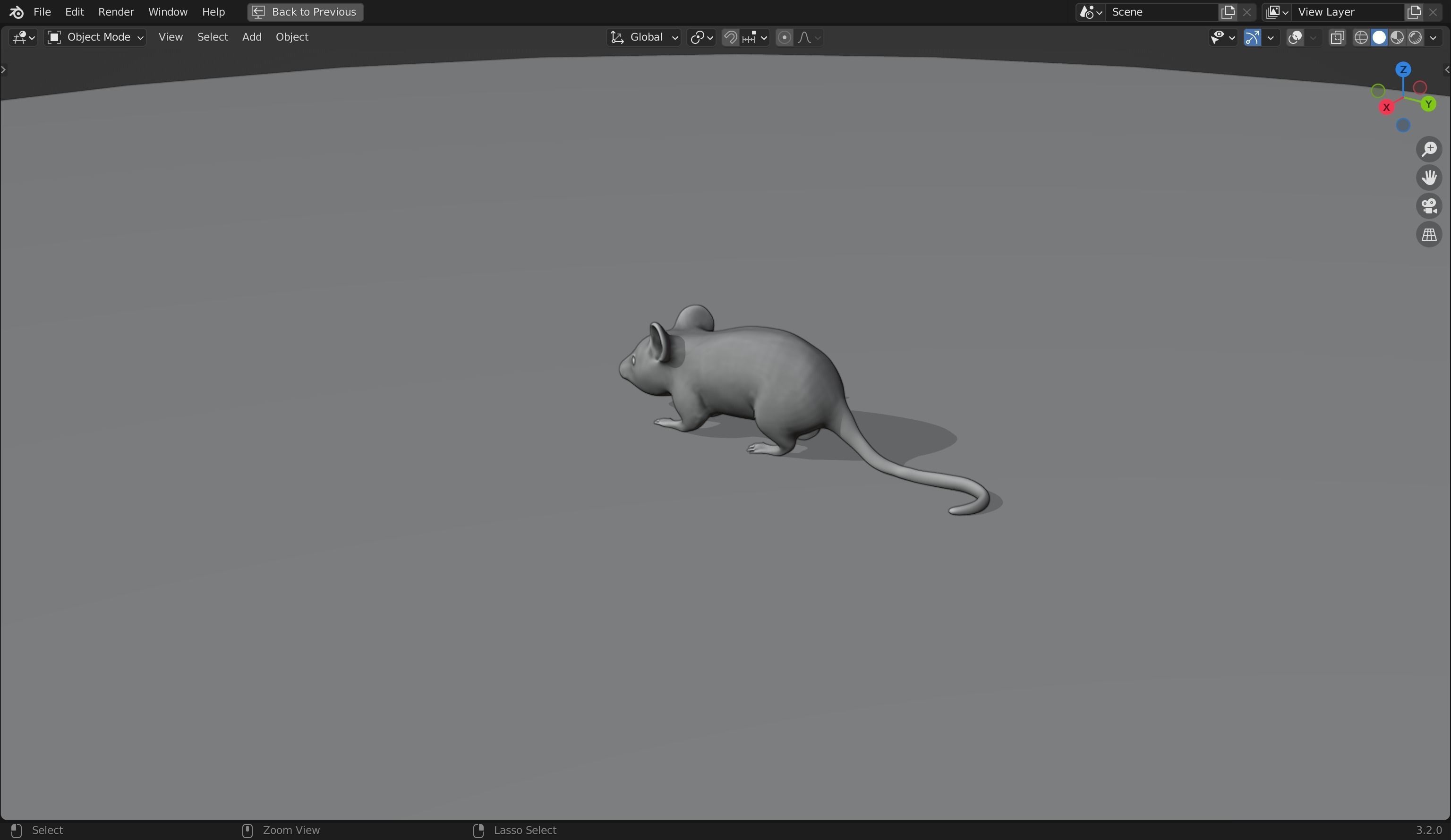 Mice 3D Model from Peter Wheat 1948 Walt Kelly  Low poly Low-poly 3D model_5