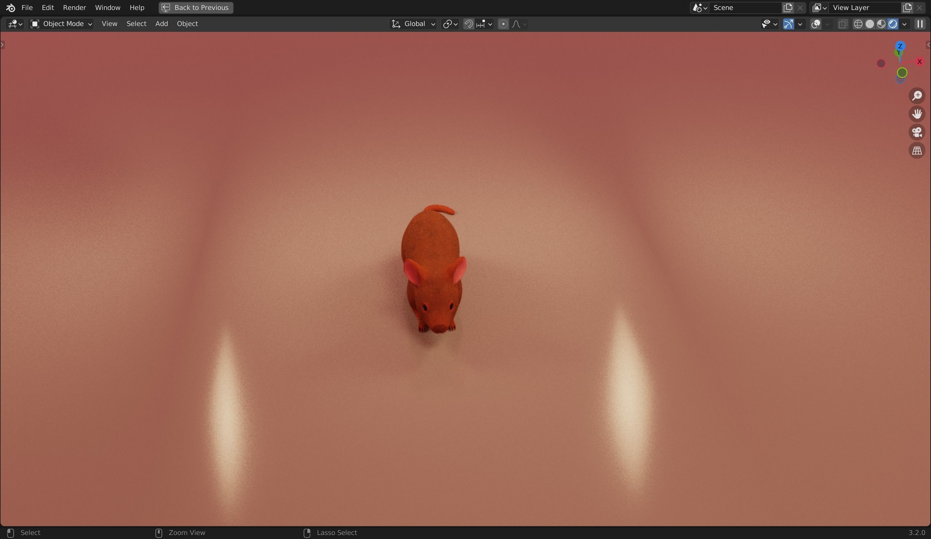 Mice 3D Model from Peter Wheat 1948 Walt Kelly  Low poly Low-poly 3D model_21