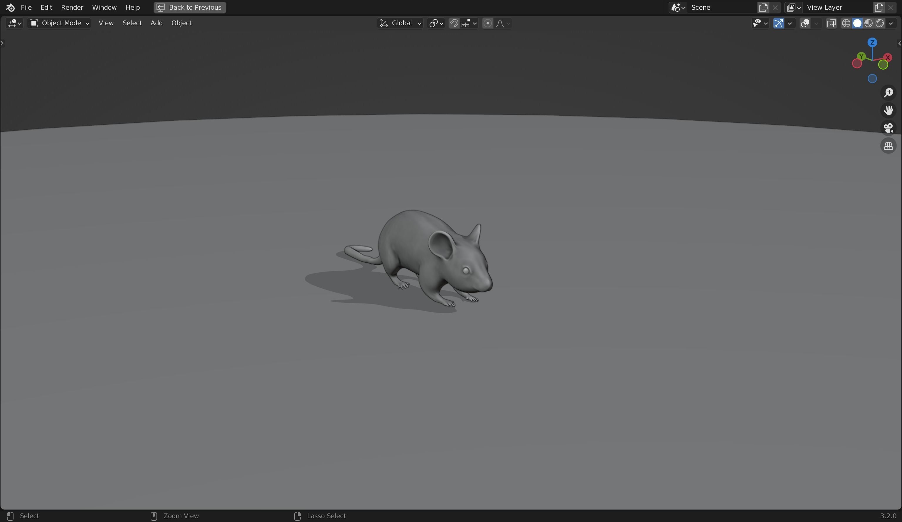 Mice 3D Model from Peter Wheat 1948 Walt Kelly  Low poly Low-poly 3D model_7