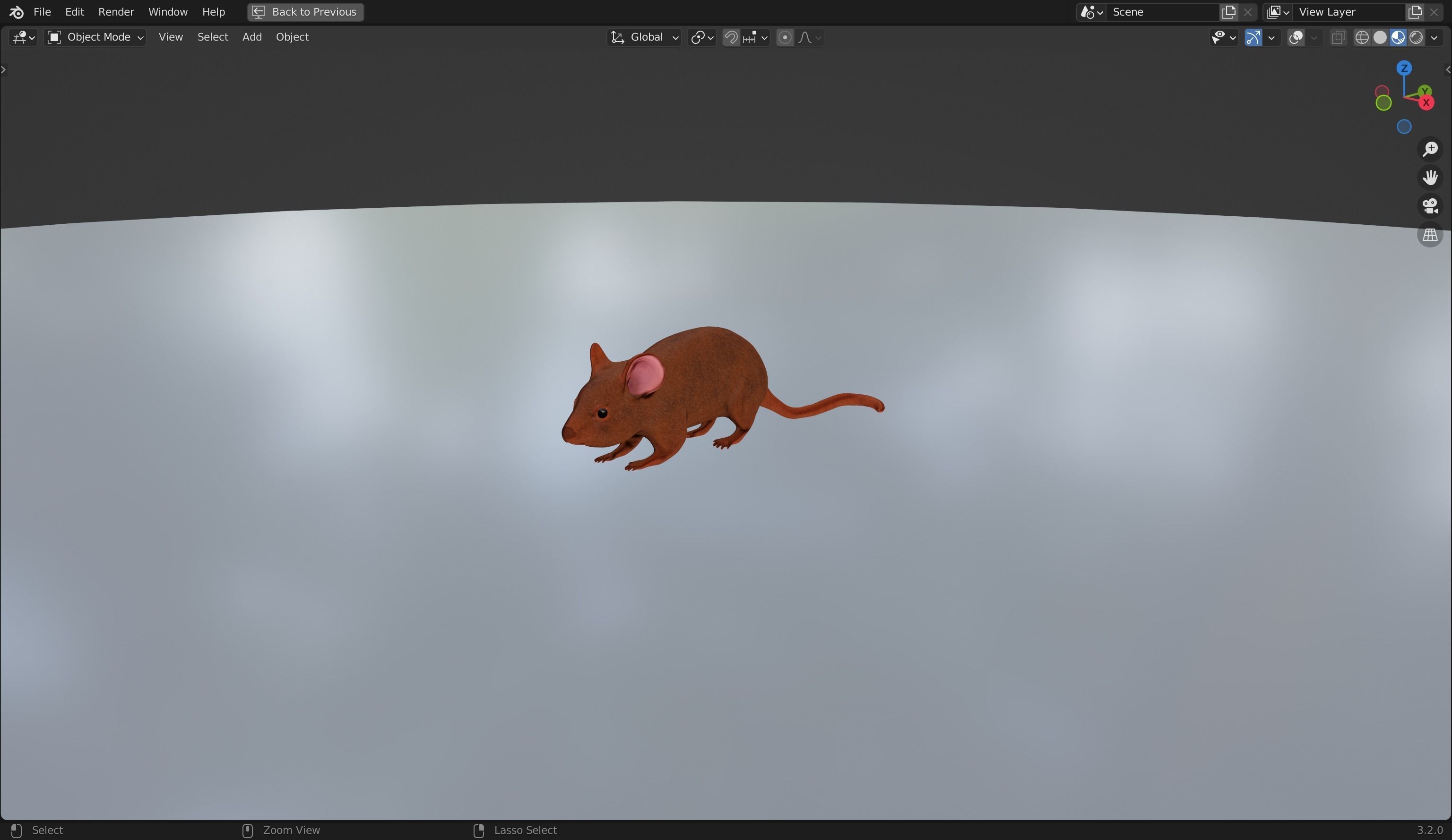 Mice 3D Model from Peter Wheat 1948 Walt Kelly  Low poly Low-poly 3D model_8