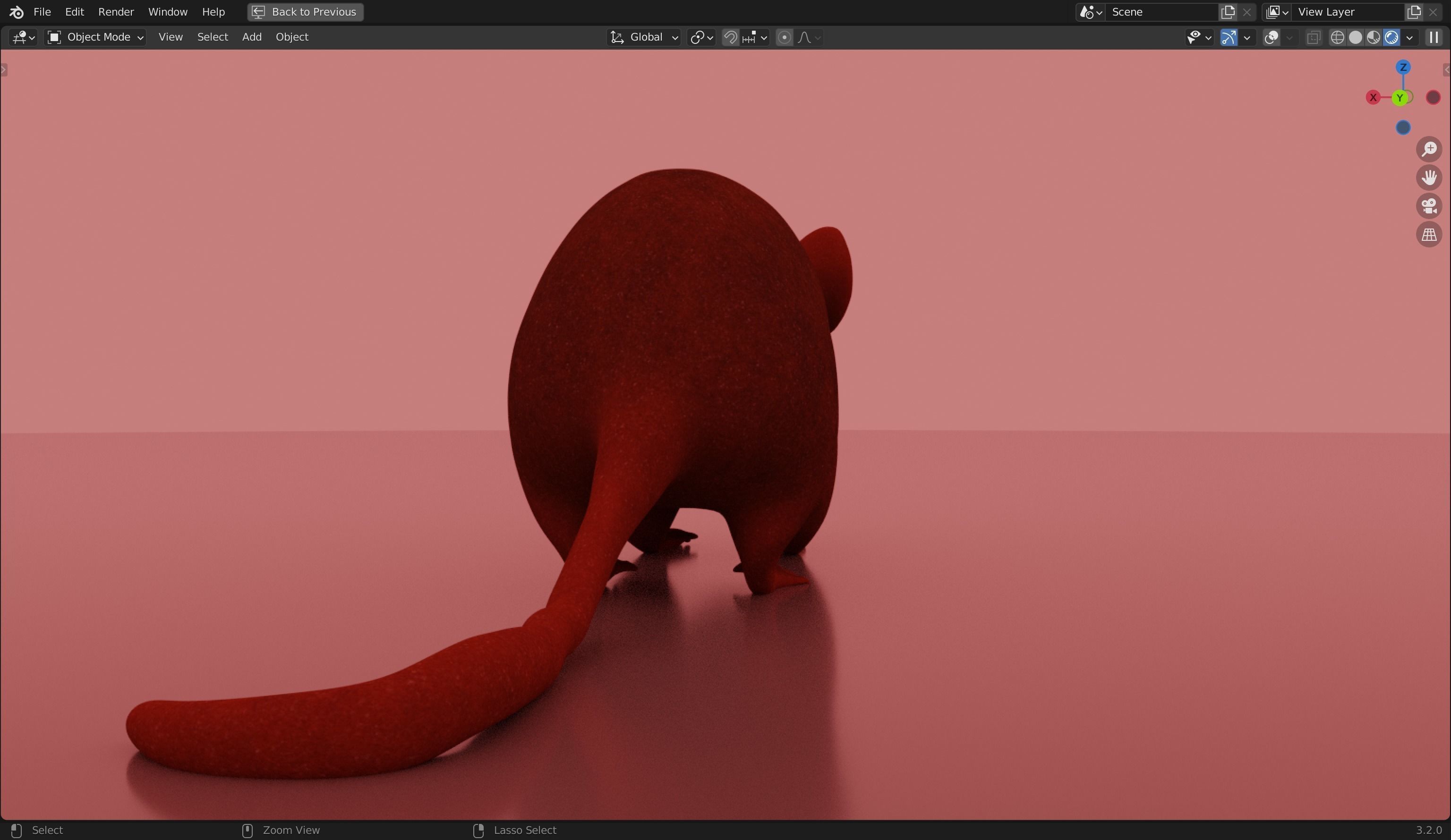 Mice 3D Model from Peter Wheat 1948 Walt Kelly  Low poly Low-poly 3D model_16