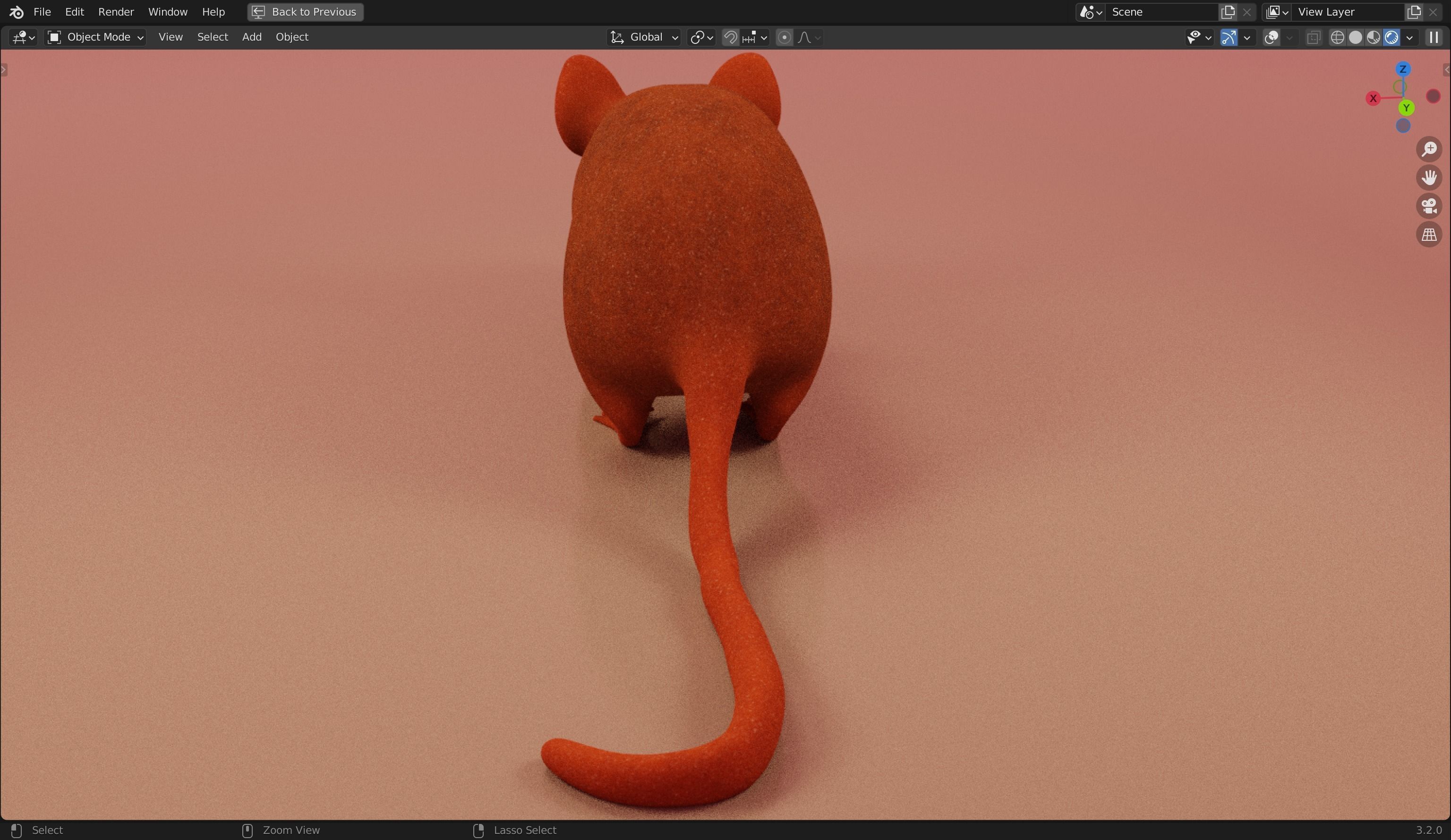 Mice 3D Model from Peter Wheat 1948 Walt Kelly  Low poly Low-poly 3D model_17