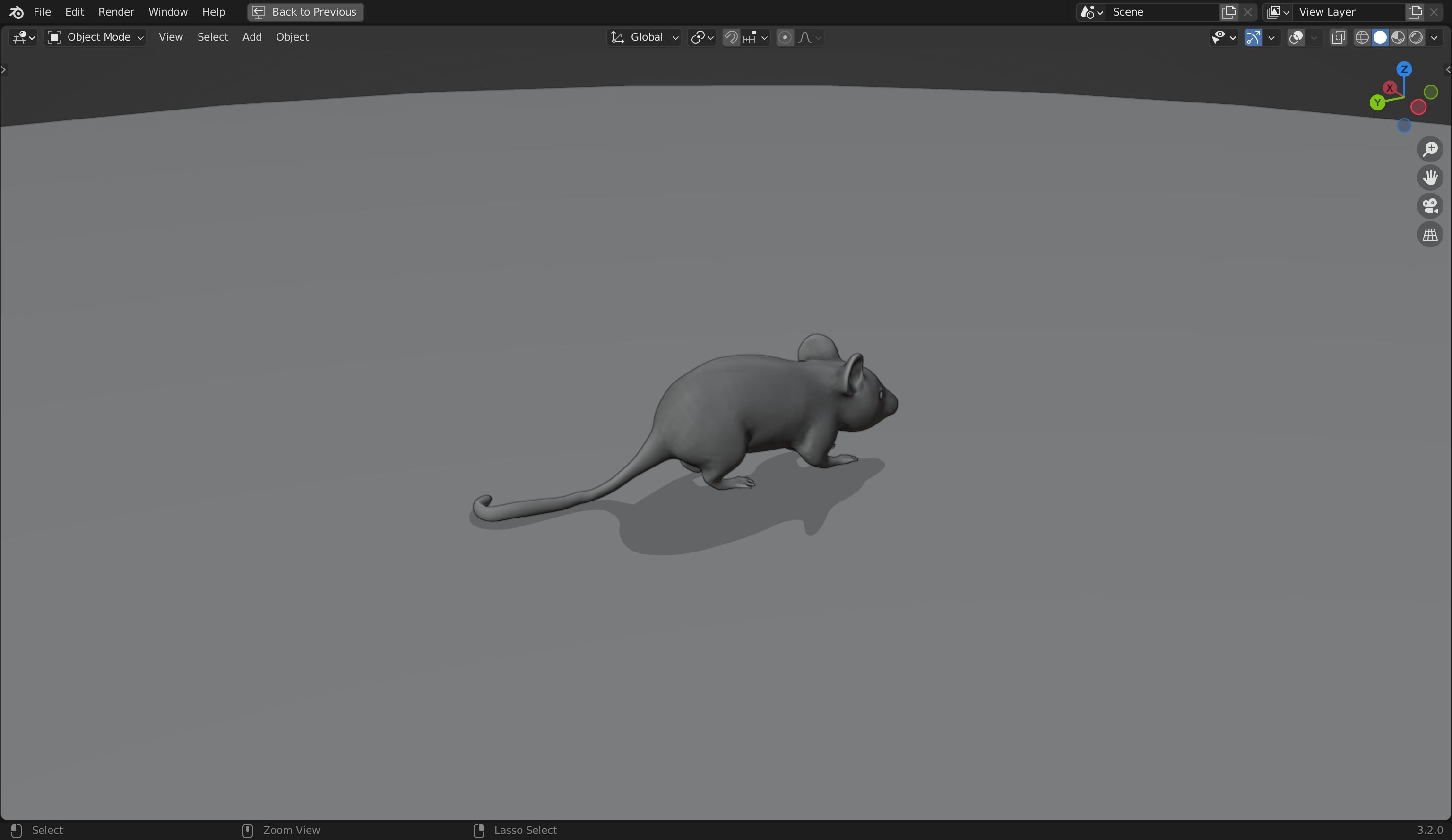 Mice 3D Model from Peter Wheat 1948 Walt Kelly  Low poly Low-poly 3D model_6