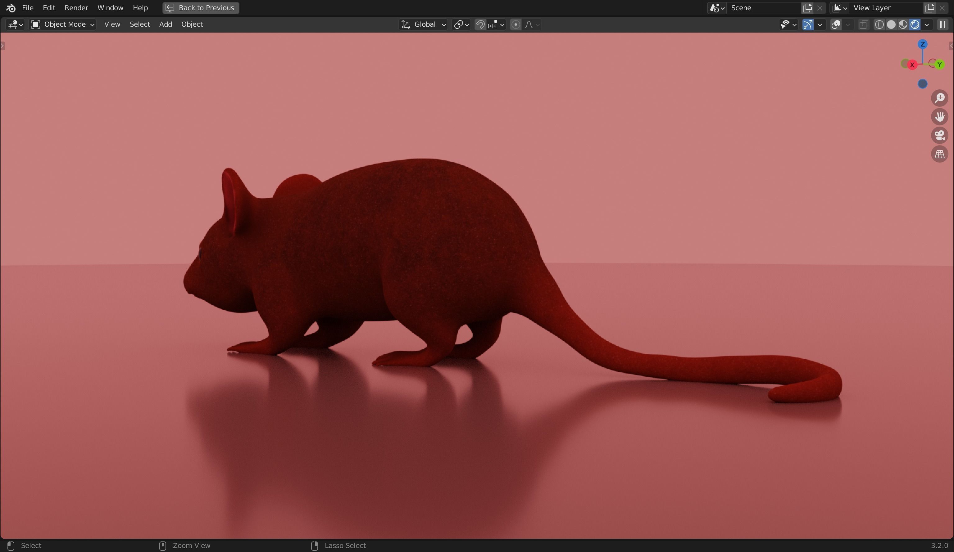 Mice 3D Model from Peter Wheat 1948 Walt Kelly  Low poly Low-poly 3D model_14