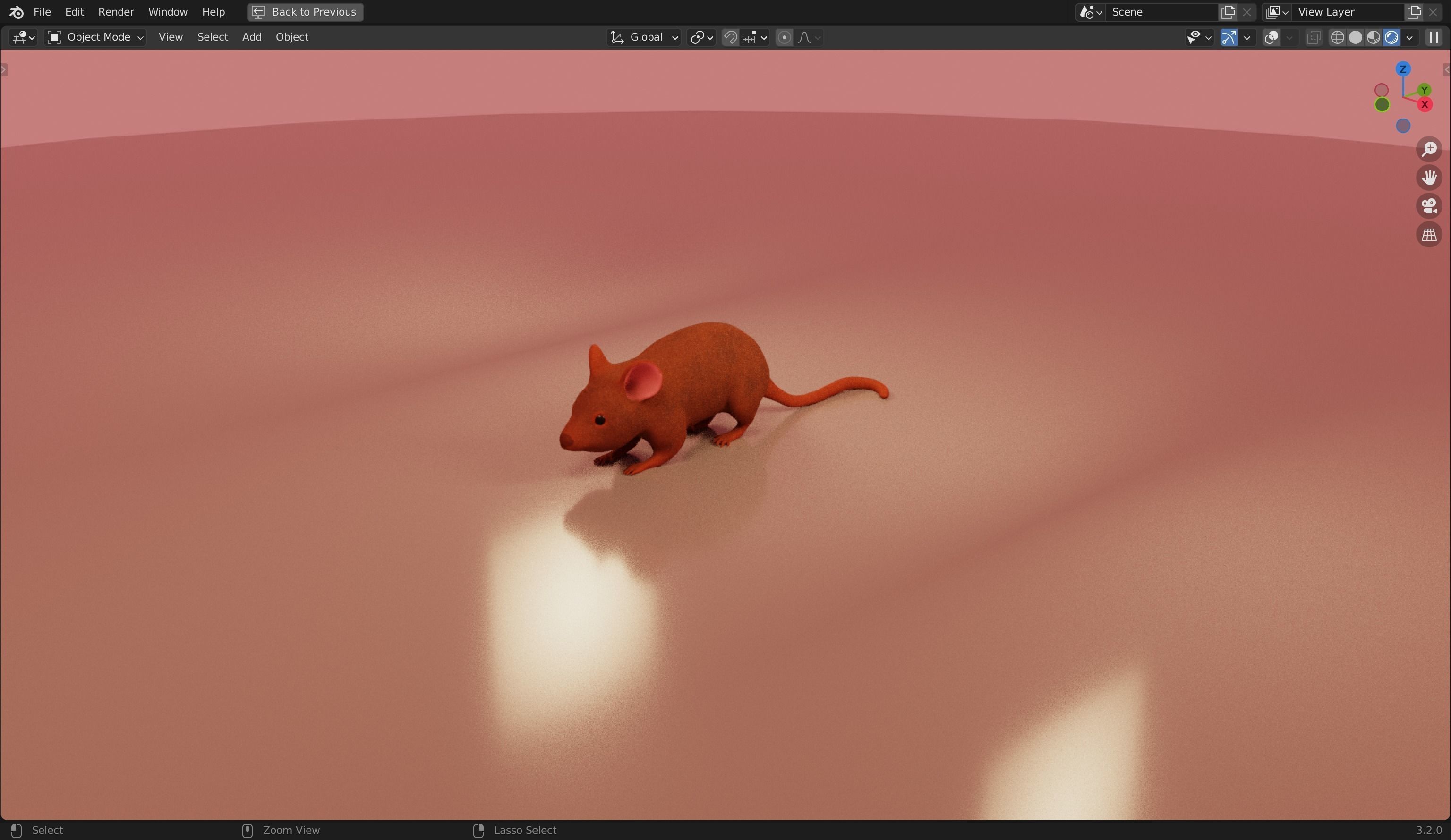 Mice 3D Model from Peter Wheat 1948 Walt Kelly  Low poly Low-poly 3D model_22