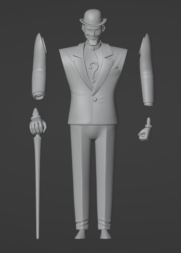 The Riddle from The Batman Animated Series 3D print model_12