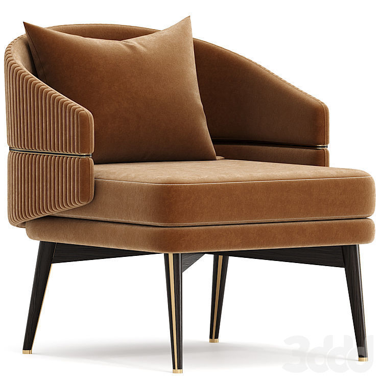 Billy Armchair  3D model_1