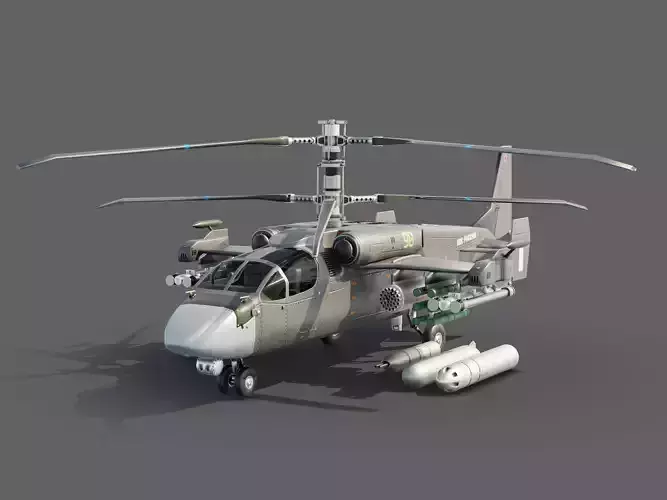 Kamov ka-52 Alligator 3D model